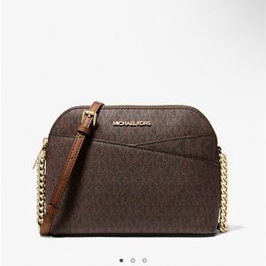 Michael Kors Medium Logo Dome Crossbody Bag